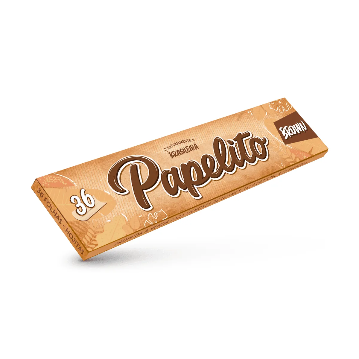 Seda Papelito Brown C/32 Folhas