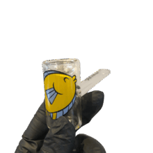 Pipe de Vidro Popeye Oikos Extrativismo Peixe Yellow