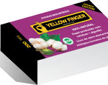 Piteira Yellow Finger DOUBLE COTTON White