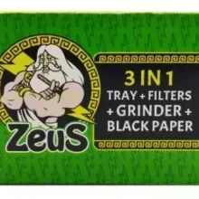 Seda Zeus Black + Piteira   Com Cuia E Grinder