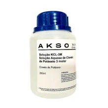 AK4530 KCL 3 Molar /Solução  De  Armazenamento  De Eletrodos  250ML