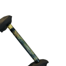 Piteira De Vidro Santo Sopro Glitter Bocal Lapis