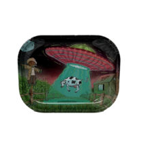 Bandeja de metal ABDZ pequena - Rolê da Mimosa