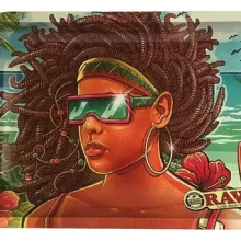 Bandeja de Metal Raw Brazil Girl Beach